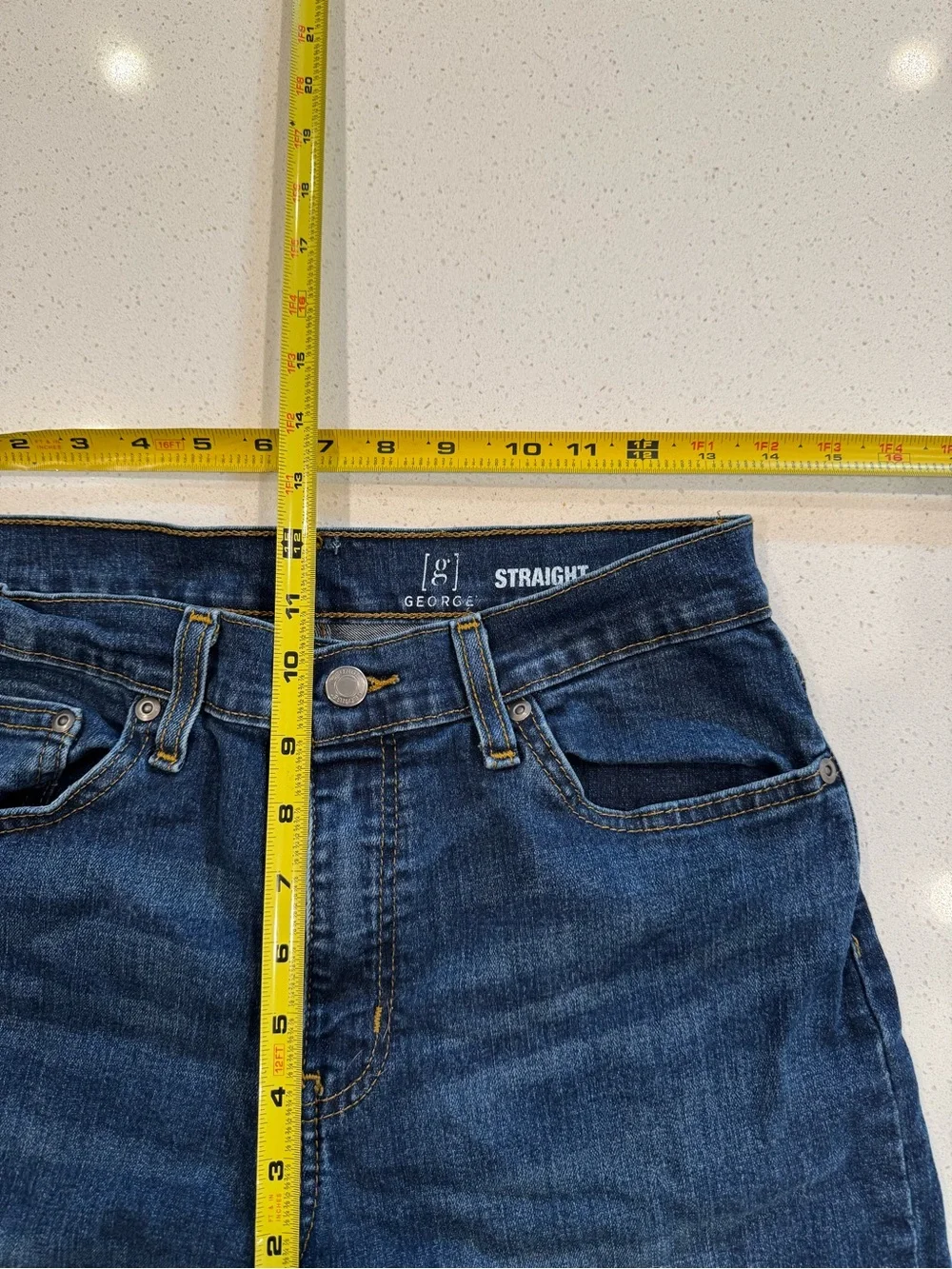 George Dark Wash Straight Leg Jeans Men’s 30x32 / Women’s 8-10